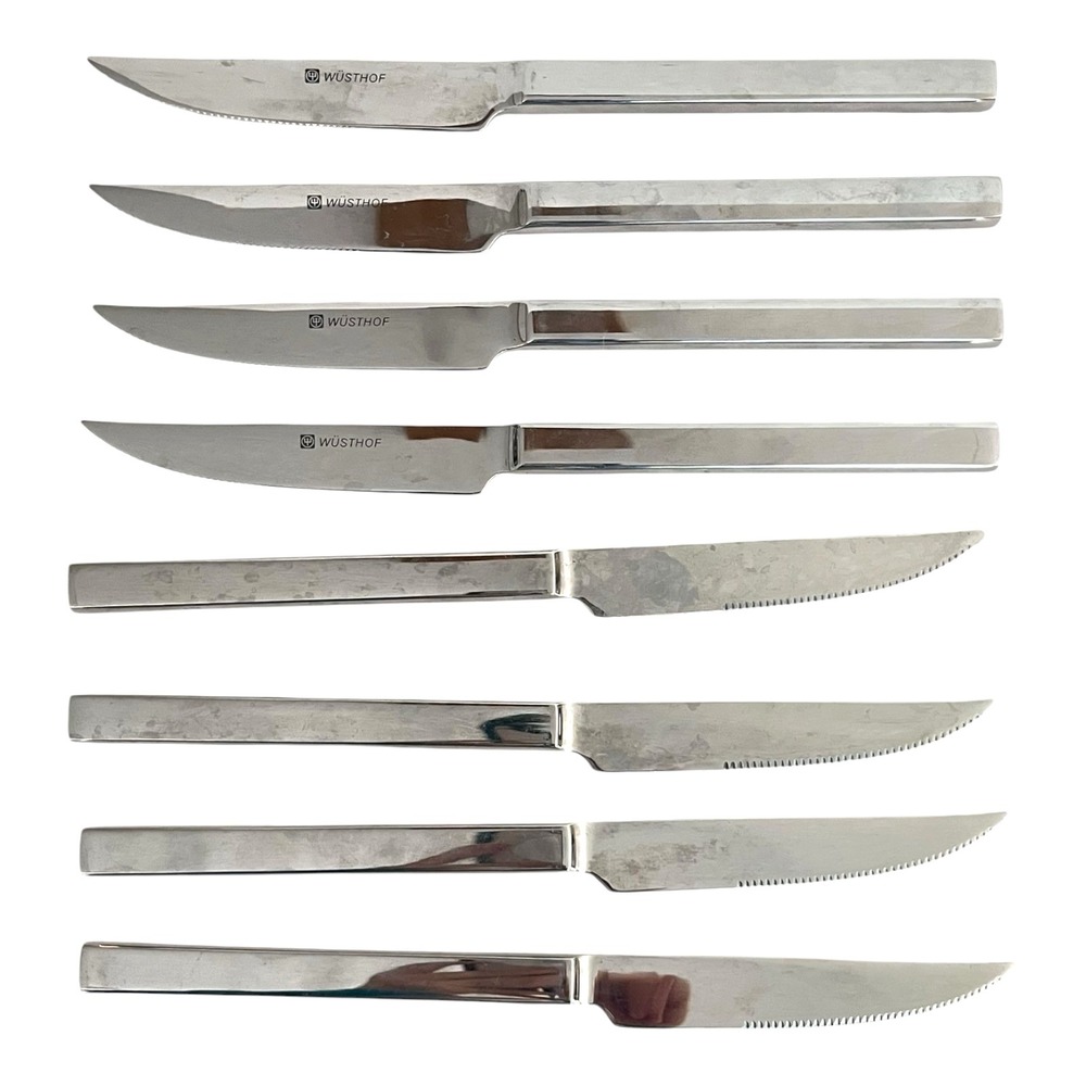 Wusthof 8-Piece Steak Knife Set Stainless Steel Made in Germany